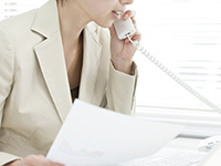 欠席時の電話連絡イメージ